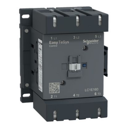 Picture of Contactor,Easy TeSys Control,LC1E,3P(3NO),AC-3,<=440V,160A,24V AC coil,50Hz
