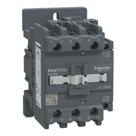 Picture of Contactor,Easy TeSys Control,LC1E,3P(3NO),AC-3,<=440V,50A,240V AC coil,50Hz