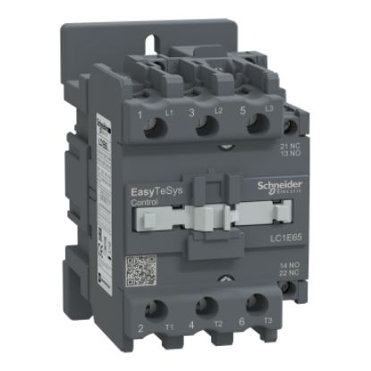 Picture of Contactor,Easy TeSys Control,LC1E,3P(3NO),AC-3,<=440V,65A,110V AC coil,50Hz