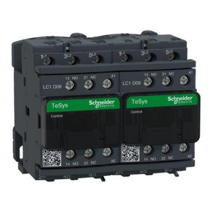 Picture of Reversing Contactor, TeSys Deca, 3P(3NO), AC-3, <= 440V 9A, 240V AC coil