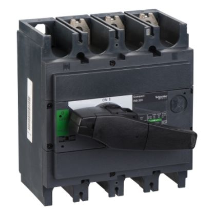 Picture of switch disconnector, Compact INS320, 320A, standard version with black rotary handle, 3 poles