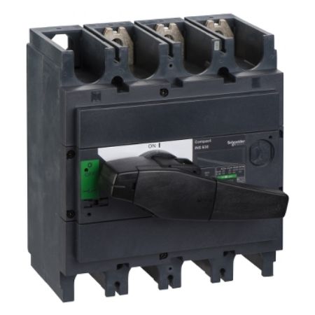 Picture of ComPact, Switch disconnector, Compact INS630 , 630 A, standard version with black rotary handle, 3 poles