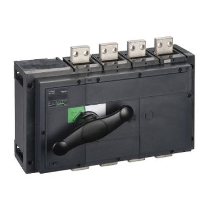 Picture of switch disconnector, Compact INS1000, 1000A, standard version with black rotary handle, 4 poles