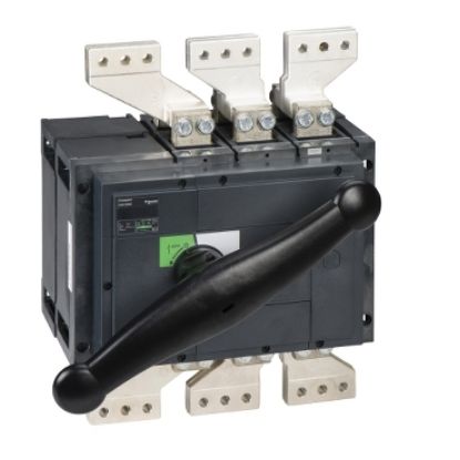 Picture of switch disconnector, Compact INS2000, 2000A, standard version with black rotary handle, 3 poles