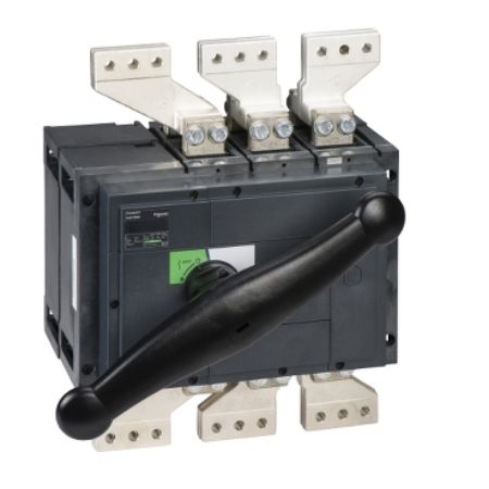 Picture of switch disconnector, Compact INS2000, 2000A, standard version with black rotary handle, 3 poles