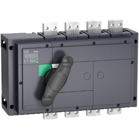 Picture of switch disconnector, Compact INS630b, 630A, standard version with black rotary handle, 4 poles