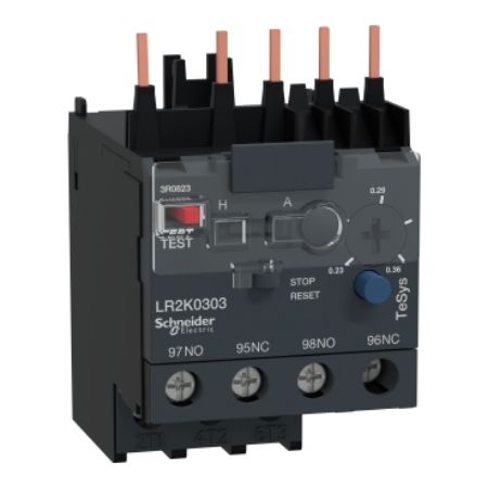 Picture of differential thermal overload relay, TeSys K, 0.23...0.36A, class 10A