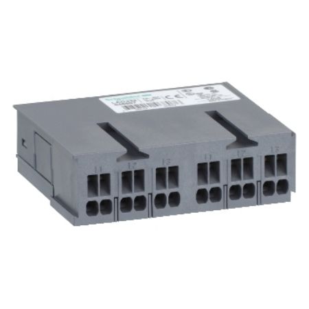 Picture of Power splitter box,TeSys Deca Fram 2,63A,for 2 starters composed by GV2ME**3/LS1D323 and LC1D**3 (spring terminal)