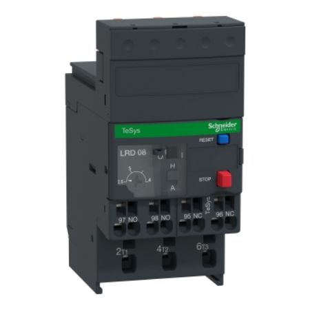 Picture of Thermal overload relay,TeSys Deca,2.5-4A,1NO+1NC,class 10A,spring terminal