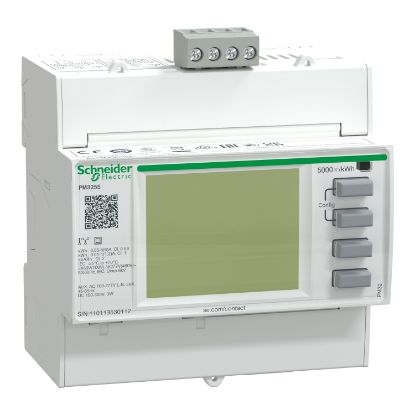 Picture of PowerLogic, PM3255 power meter - 2 digital I - 2 digital O - RS485