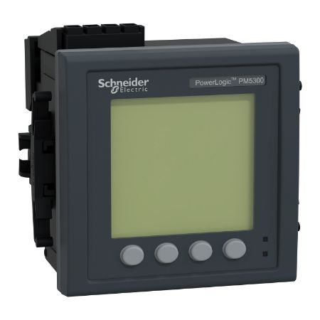 Picture of power meter PowerLogic PM5320, ethernet, up to 31st Harmonic, 256KB 2DI/2DO 35 alarms