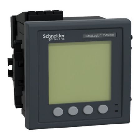 Picture of power meter PowerLogic PM5320R, ethernet, up to 31st Harmonic, 256KB 2DI/2DO 35 alarms, RJ45 LVCT