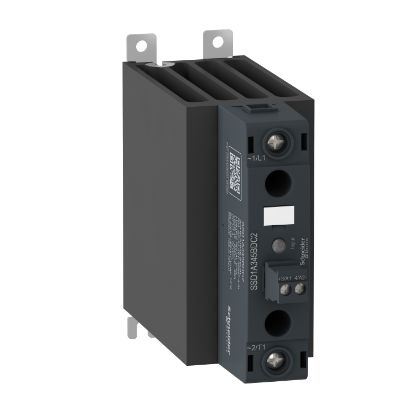 Picture of single phase panel, Harmony Solid State Relays, 45A, DIN rail mount, zero voltage switching, input 90...280 V AC DC,  output 48...600 V AC