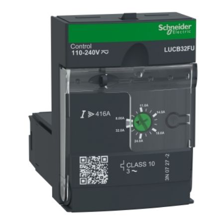 Picture of Advanced control unit, TeSys Ultra, 3P, 8 to 32A, 690VAC, protection & diagnostic, class 10, 110 to 240VAC/DC coil