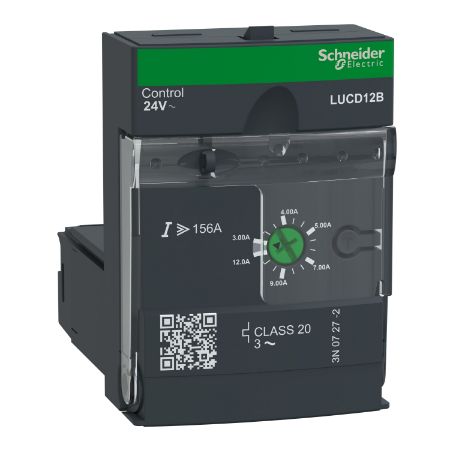 Picture of Advanced control unit, TeSys Ultra, 3P, 3 to 12A, 690VAC, protection & diagnostic, class 20, 24VAC coil