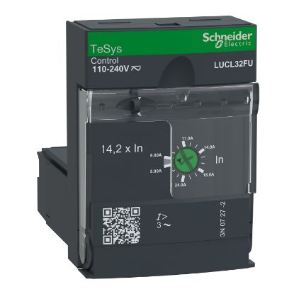 Picture of Standard control unit, TeSys Ultra, 3P, 8 to 32A, 690VAC, magnetic protection, 110 to 240VAC/DC coil
