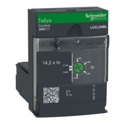 Picture of Standard control unit, TeSys Ultra, 3P, 0.15 to 0.6A, 690VAC, magnetic protection, 24VDC coil