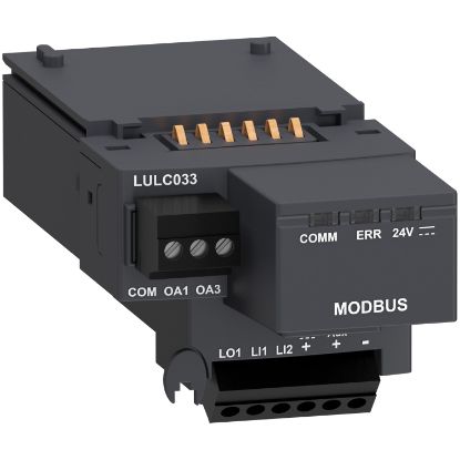 Picture of Communication module, TeSys Ultra, 24VDC, Modbus RTU, front side