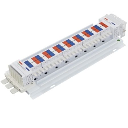 Picture of Acti9, SAU Chassis, Acti9, 250A, 3Ph, 48 poles, 18mm for iC60 MCB and RCBO, dual feed
