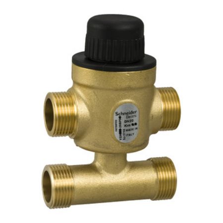 Picture of Zone Valve, 20mm, 3-Way Bypass, G External, Brass, 4kvs