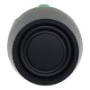 Picture of Harmony XB5, Push button head, plastic, flush, black, 22mm, spring return, coloured boot, unmarked