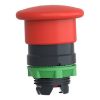 Picture of Harmony XB5, Head for non illuminated pushbutton, plastic, red, mushroom 40mm, 22mm, spring return