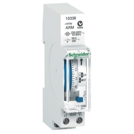 Picture of Acti9, IH, mechanical time switch, 24 h, 150 h memory