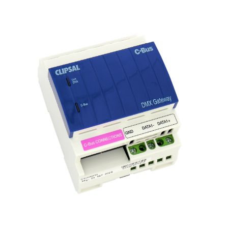Picture of C-Bus Control and Management System, to DMX One Way Gateway, DIN Rail Mount, 4M Modules, 300mm Interface Cable