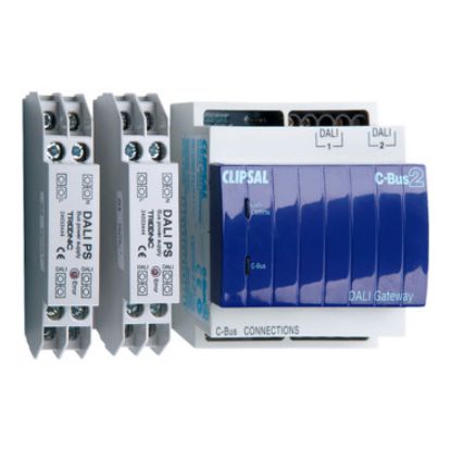 Picture of C-Bus Control and Management System, Din Rail Mounted Dali Gateway, 2 Dali Networks