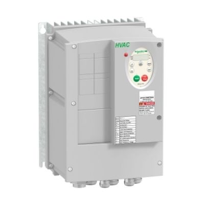 Picture of variable speed drive, Altivar 212, 0.75kW, 1hp, 480V, 3 phases, with EMC class C1, IP55
