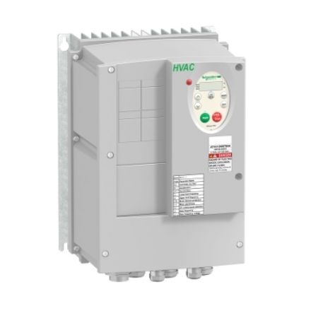 Picture of variable speed drive, Altivar 212, 2.2kW, 3hp, 480V, 3 phases, with EMC class C2, IP55