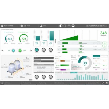 Picture of Runtime license, EcoStruxure Operator Terminal Expert, version 3.x, single, 1 station, permanent, digital