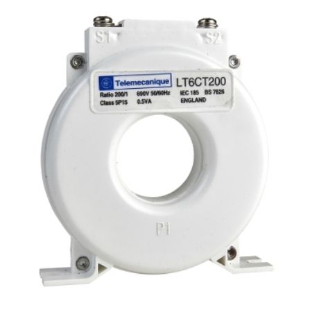 Picture of Current transformer, TeSys LT6, 200:1, class 5P accuracy, diameter 35mm
