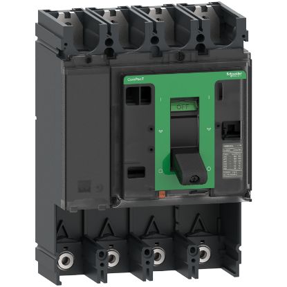 Picture of Circuit breaker basic frame, ComPacT NSX400H, 70kA/415VAC, 4 poles, 400A frame rating, without trip unit