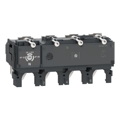 Picture of Trip unit MicroLogic 1.3M, ComPacT NSX400/630, 4 poles 3D, electronic magnetic protection, motor protection, 320A