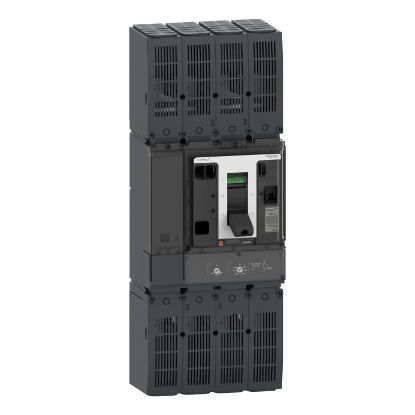 Picture of Circuit breaker, ComPacT NSX1200N DC, 50kA/600VDC, 2 poles, TM-DC trip unit 800A, without bare cable connector