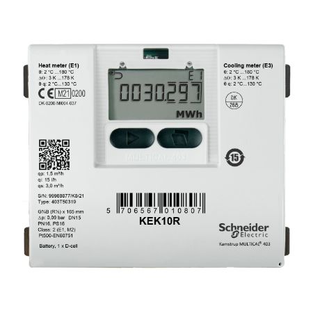 Picture of KE Series Heating And Cooling Meter, R1 Threaded Brass, 3.5 m³/h Nominal, Return