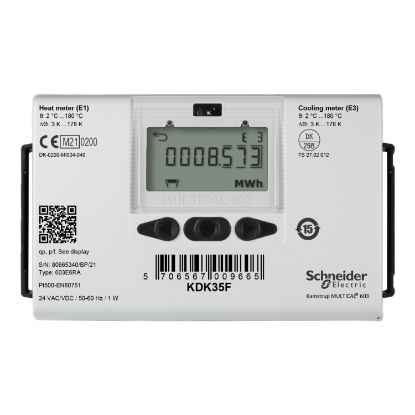 Picture of KD Series Heating And Cooling Meter, DN50 Flanged Stainless Steel, 15 m³/h Nominal, Flow Meter