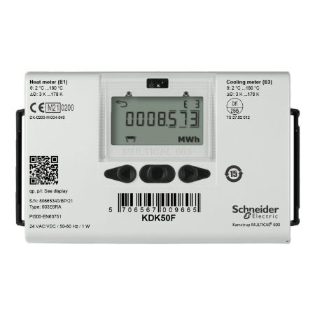 Picture of KD Series Heating And Cooling Meter, DN100 Flanged Stainless Steel, 60 m³/h Nominal, Flow Meter