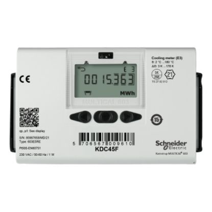 Picture of KD Series Cooling Meter, DN80 Flanged Stainless Steel, 40 m³/h Nominal, Flow Meter