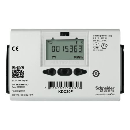 Picture of KD Series Cooling Meter, DN40 Flanged Stainless Steel, 10 m³/h Nominal, Flow Meter