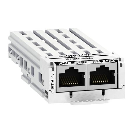 Picture of dPAC module, Altivar, 10/100Mbps, 2 x RJ45 connectors