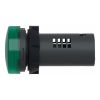 Picture of Monolithic pilot light, Easy Harmony XA2, plastic, green, 22mm, integral LED, screw clamp terminals, 48V AC DC