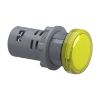 Picture of Monolithic pilot light, Easy Harmony XA2, plastic, yellow, 22mm, integral LED, screw clamp terminals, 48V AC DC