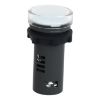 Picture of Monolithic pilot light, Easy Harmony XA2, plastic, white, 22mm, integral LED, screw clamp terminals, 60…63.5V AC DC