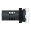 Picture of Monolithic pilot light, Easy Harmony XA2, plastic, white, 22mm, integral LED, screw clamp terminals, 60…63.5V AC DC