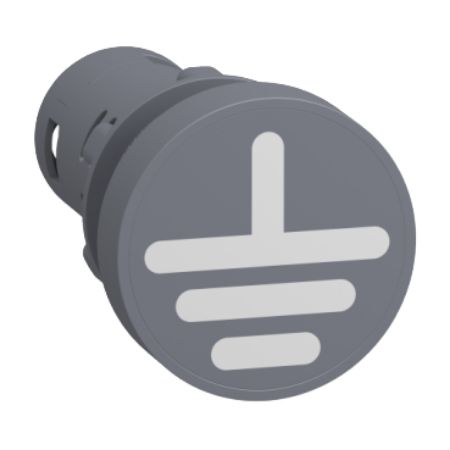 Picture of Monolithic pilot light, Easy Harmony XA2E, plastic, green red, 22mm, ground indicator, screw clamp terminals, 220 to 230V AC