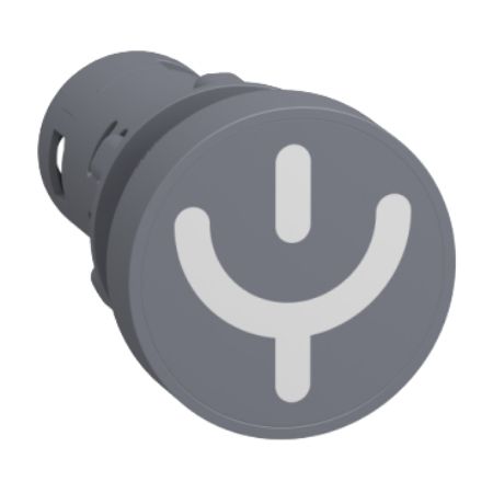 Picture of Monolithic pilot light, Easy Harmony XA2E, plastic, green red, 22mm, circuit breaker indicator, screw clamp terminals, 110V AC