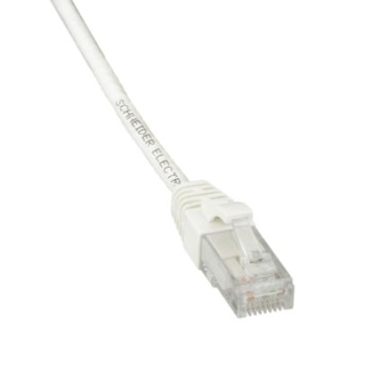 Picture of Patch cord, Actassi, Category 6, U/UTP, PVC, 3 m, white