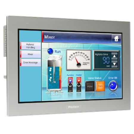 Picture of 15"W touch panel display, 2COM, 2Ethernet, USB host&device, 24VDC, GP-ProEX model